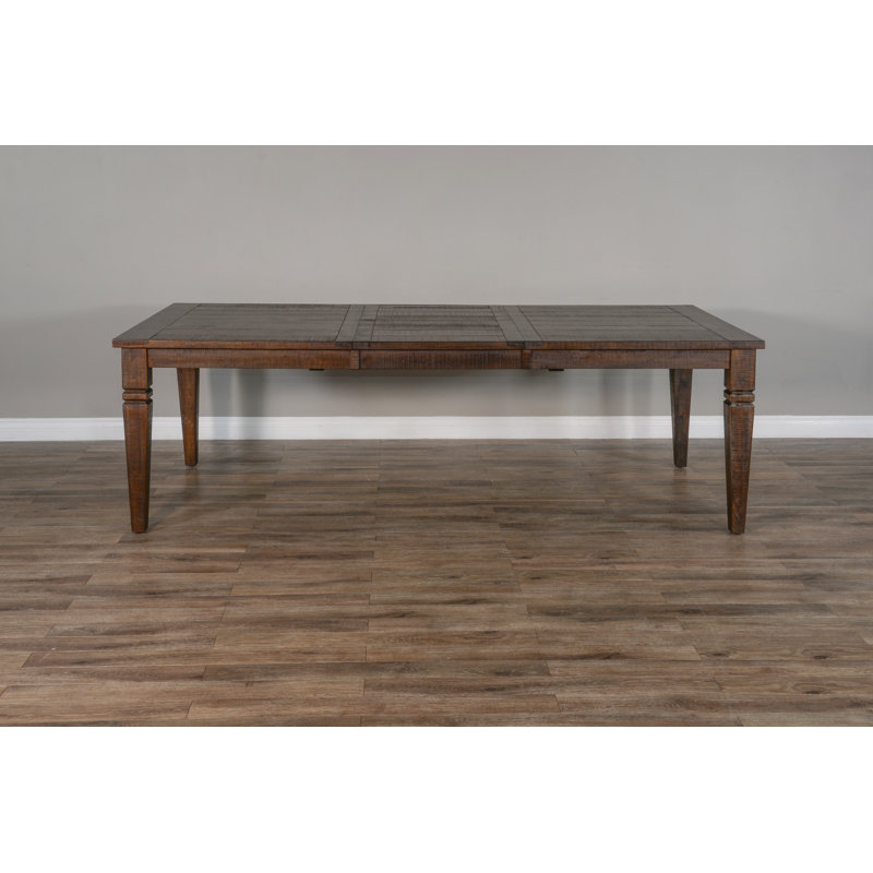 Ensemble de salle à manger extensible en bois massif 9 pièces Meriwether