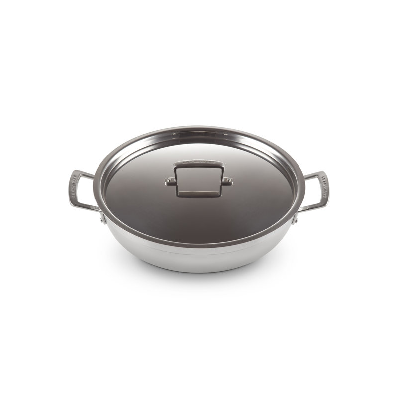 Le Creuset 3-Ply Stainless Steel Shallow Casserole, 30cm/4.8L