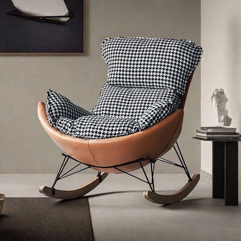 Casual living room light luxury rocking chair