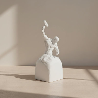 Self Sculpting Self Made Character Statue
