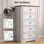 Commode 5 tiroirs l 27,5 po avec poignées couleur bronze Valera-124236167