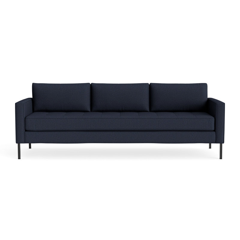 Pieds en métal pour canapé Paramount, H 32 po x l 95 po x P 34 po, Kvadrat Autumn Navy
