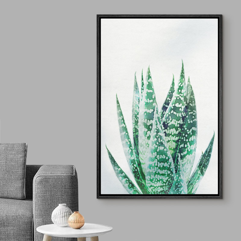 Peinture sur toile, cadre flottant, Noir, H 16 po x l 24 po x P 1,5 po