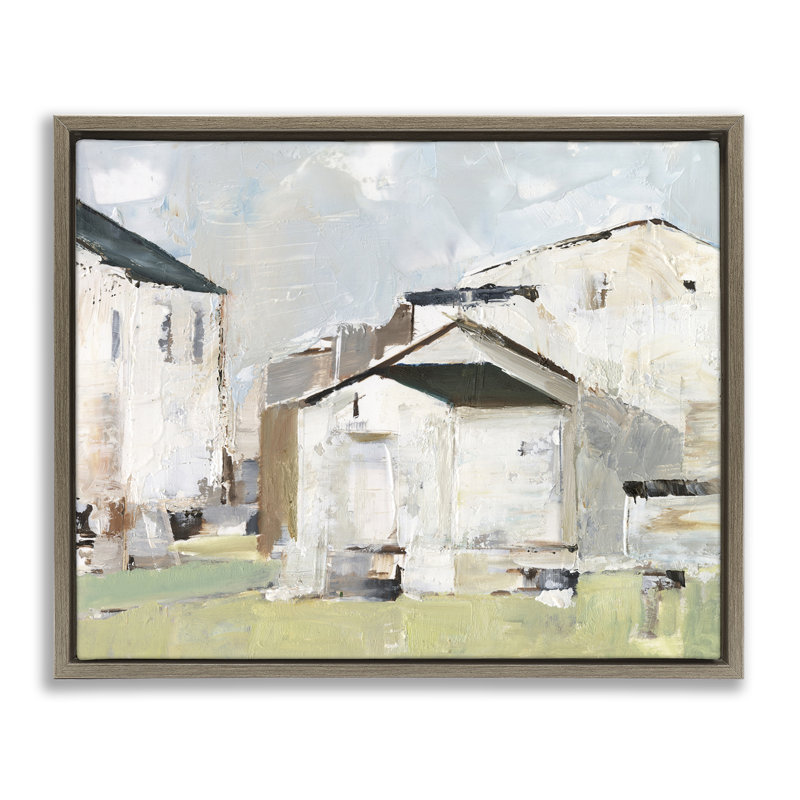 "Brossé ferme", art mural encadré flottant par Ethan Harper, Cadre flottant orme Montalcino, H 17 po x l 21 po
