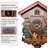 Michaela Solid Wood Wall Clock