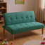 2 Seater Linen Sofa Bed-788074325