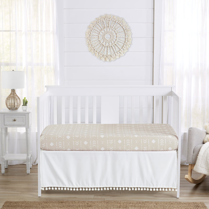 Volant de lit de bébé Boho
