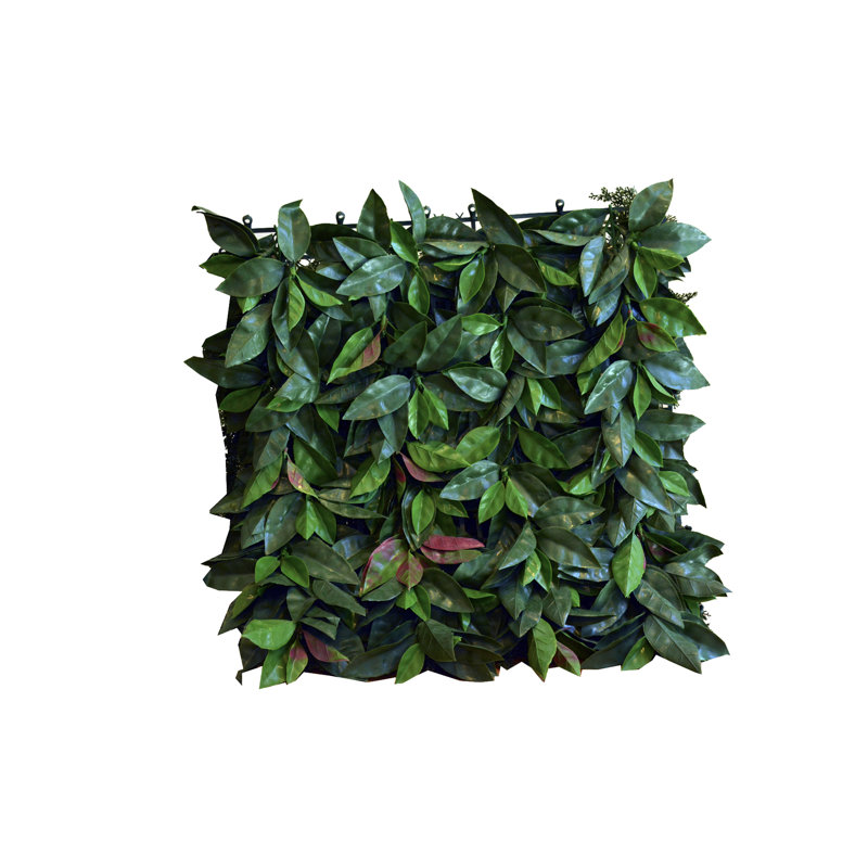 Artificial Leaf Laurel Polyethylene Screen Decorative Fence Panel