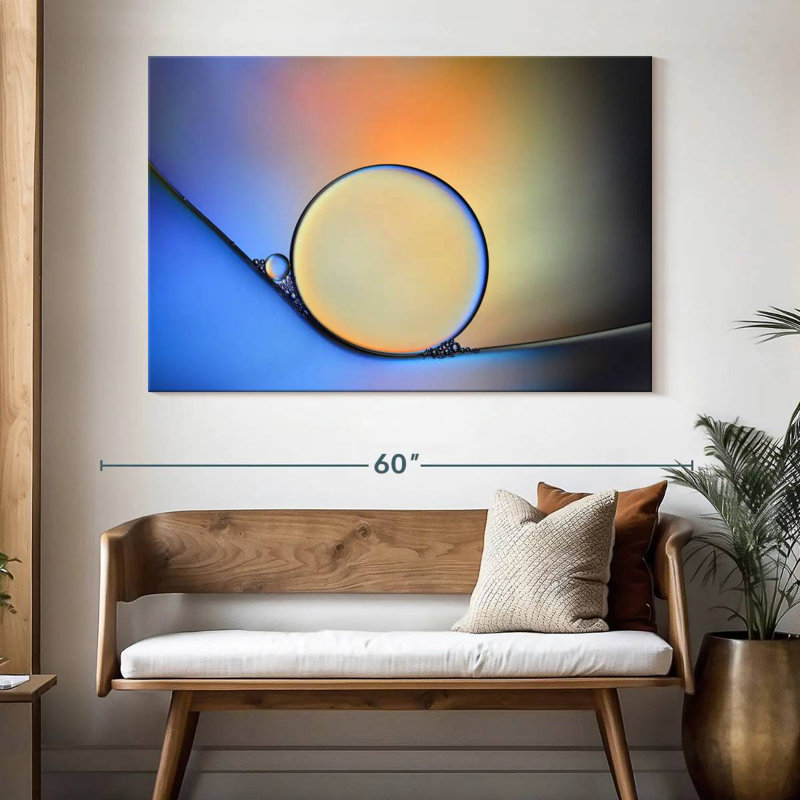 Arney Oil And Water In Harmony, 34" H x 51" W