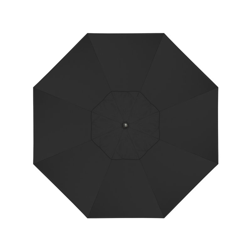 Mira 9' Market Sunbrella® Umbrella, Canvas Black Sunbrella® Canvas