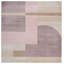 Aslin Geometric Pink/Light Purple Area Rug-1992370886