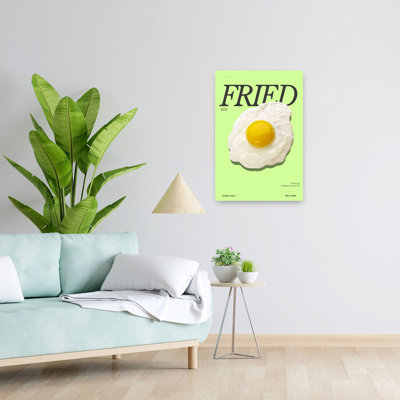  Fried Egg Bold Organic Vibrant Wall Art