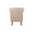 Élégant fauteuil à oreilles, brun laiteux, 30,7 po x 36,2 po x 36,2 po | Structure en bois massif et tissu 100% polyester, facile à nettoyer | Parfait pour un décor rustique et traditionnel, des sièges confortables pour le salon et le salon de l'hôtel-855487164