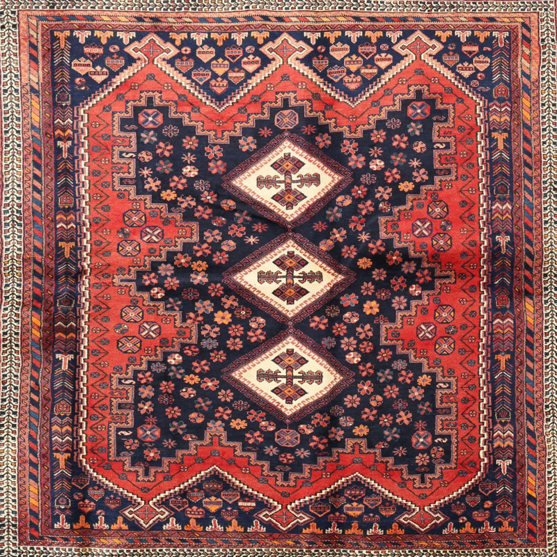 Southwestern Indoor Rug, Square 8'