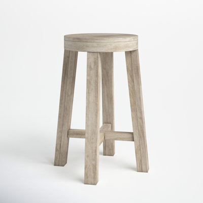 Derrek Solid Wood Counter Stool