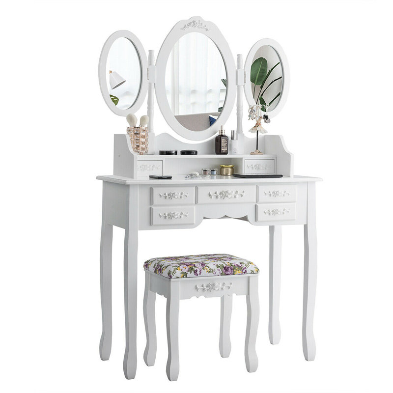 Magellan Dressing Table with Mirror