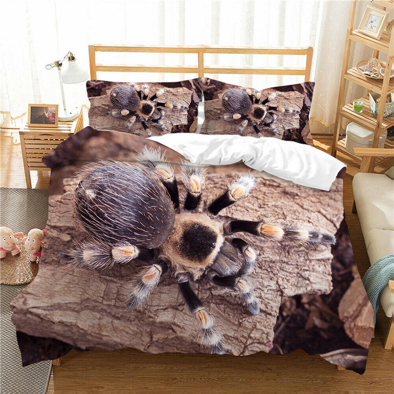 Emit Abstract Duvet Cover with Pillowcases Included, 140 x 200cm Duvet Cover + 1 Housewife Pillowcase