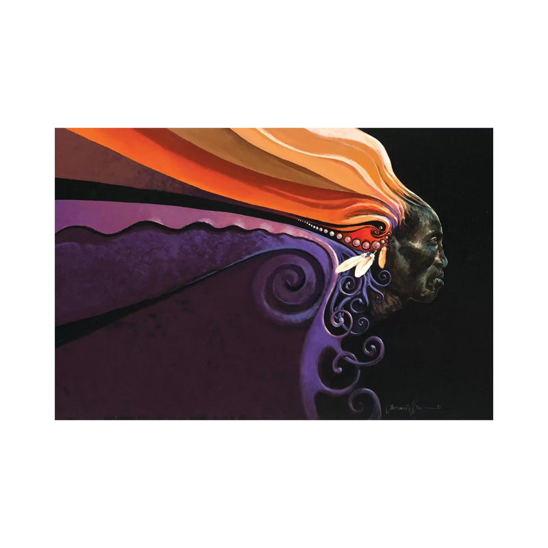 Winds of Change : Theta 1 Piece Wrapped Canvas Wall Art, 30.48 cm H x 45.72 cm W