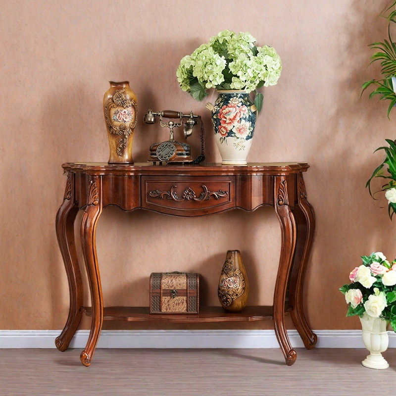 Table d'entrée en bois massif American Country