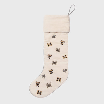 Bow Stocking, Cream