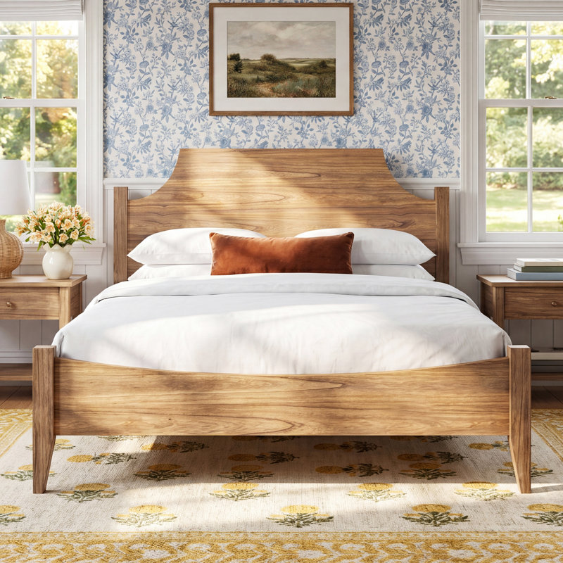 Bronwyn Platform Bed, Queen, Natural
