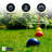 Hathaway 6-Player Croquet Set for Families – Includes Durable Hardwood Mallets, Handles & Goal Stakes, Chip-Resistant Polymer Croquet Balls, Steel Wickets, & Nylon Carrying Bag