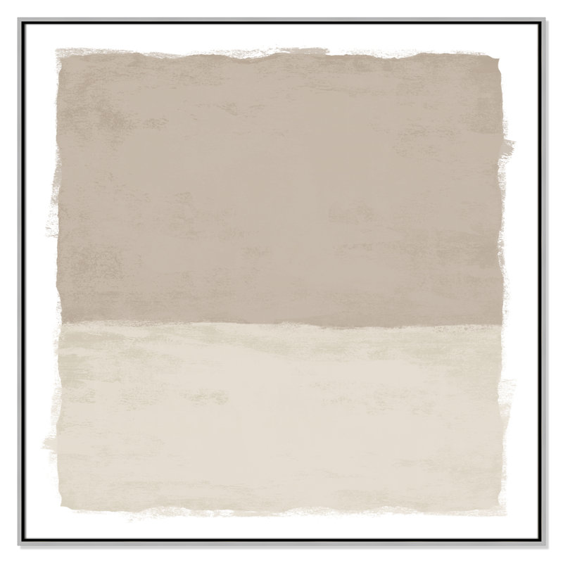 «Silent Sands I» par Natalie Carpentieri, Argent argent, H 46,5 po x l 46,5 po