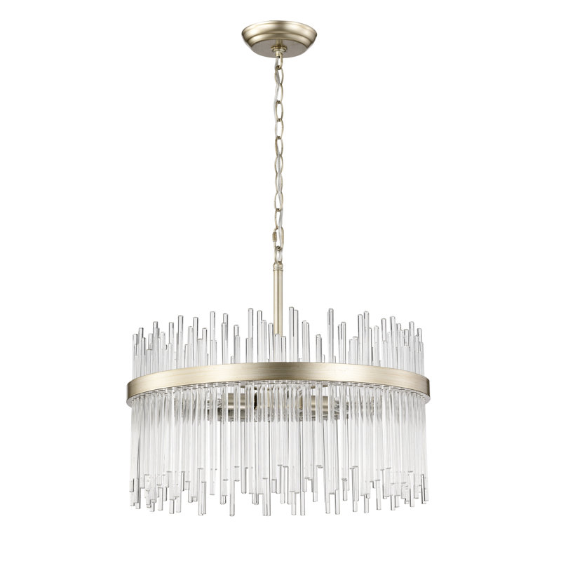 Lustre 5 lumières Iola Champagne