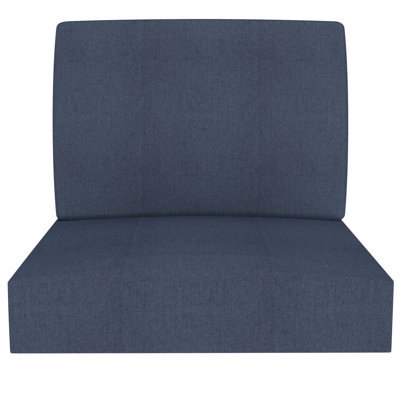 Sunbrella Outdoor Cushion for Arm Chair, Arnot Seat/Back Replacement Cushion for Outdoor Furniture