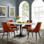 Cezka Oval Marble Top Dining Table