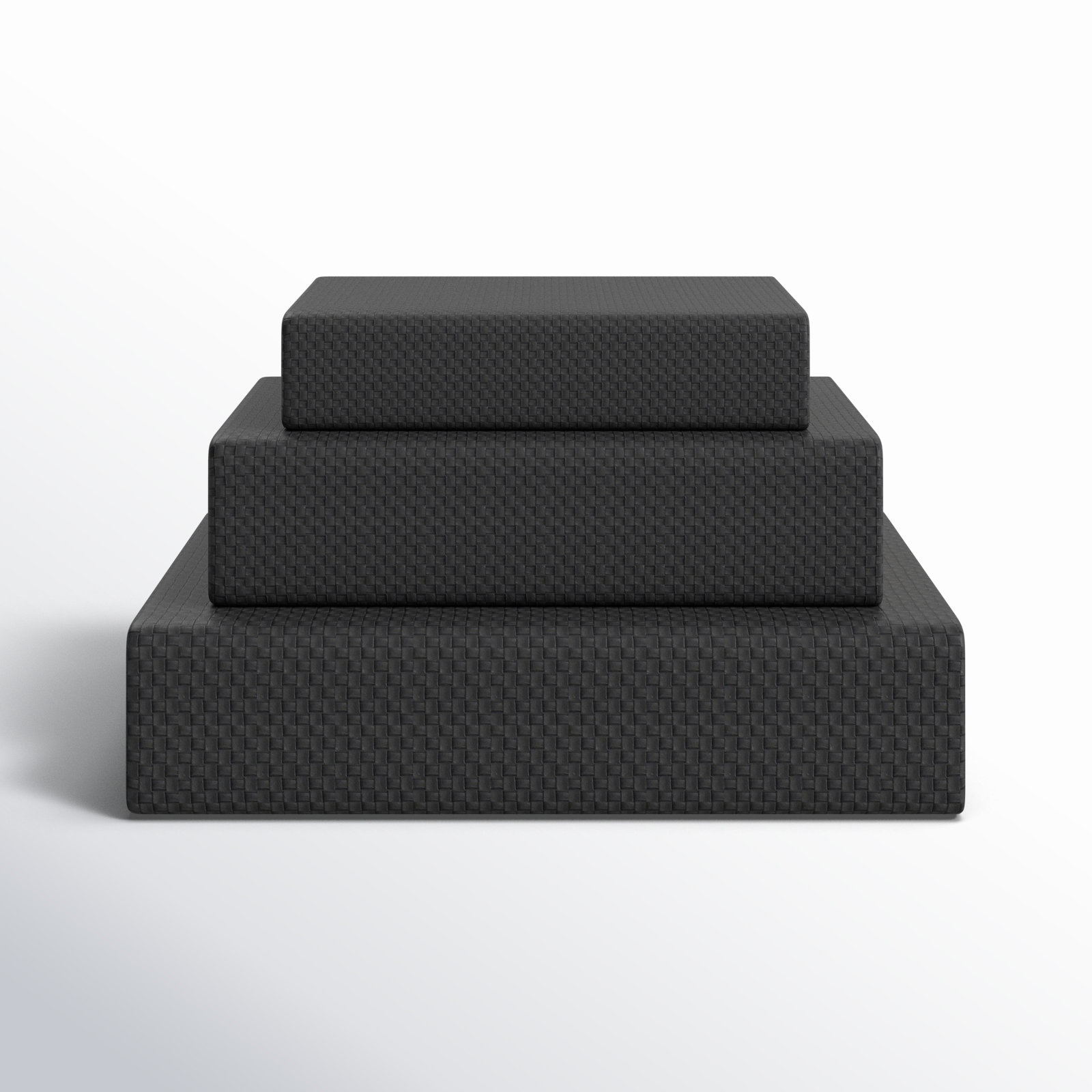Vanora Faux Leather Book Shaped Decorative Box, Black