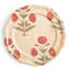 Ensemble de 4 assiettes à coquelicots rouges