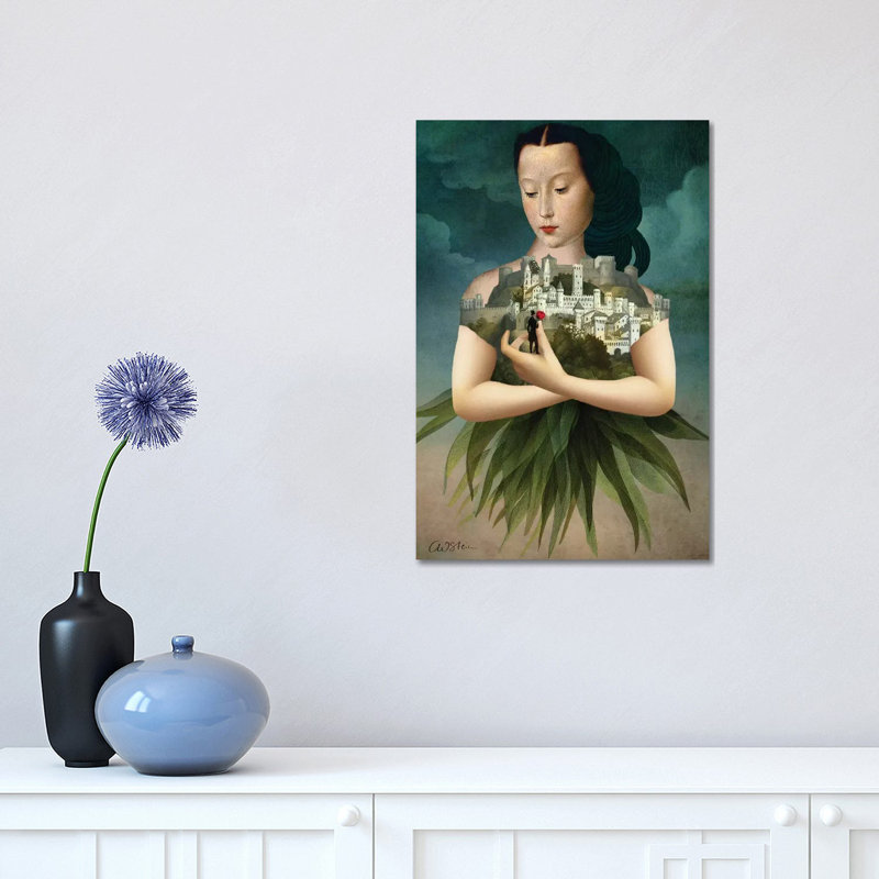 Der Rosenkavalier par Catrin Welz-Stein - impression d'art graphique, H 18 po x l 12 po x 1,5 po, Toile tendue, Pas de tapis