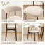 Chaise d'appoint rembourrée en bois massif Vannie-95087033-126400236