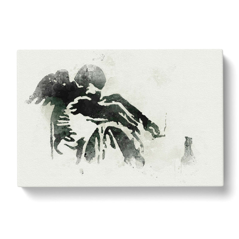 Drunken Angel by Banksy - Wrapped Canvas Painting Print, 35cm H x 50cm W x 3cm D