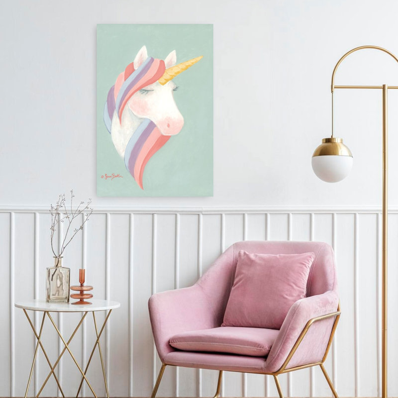 Licorne, art contemporain, H 24 po x l 16 po