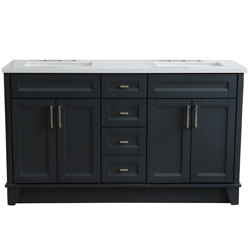 Ensemble de meuble-lavabo double 61 po Valensi