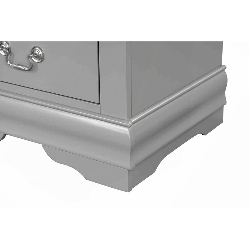 Table de chevet 1Pc, Gris