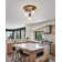 3-Light Dimmable Flush Mount Lighting