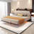 Upholstered Platform Storage Bed with LED Lights-527333902-527333900