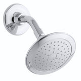 Alteo® 2.5 GPM Single-Function Wall-Mount Shower Head with Katalystâ¢ Air-Induction Spray