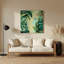 «Hawaiian Tropical Greens», art mural en métal vert