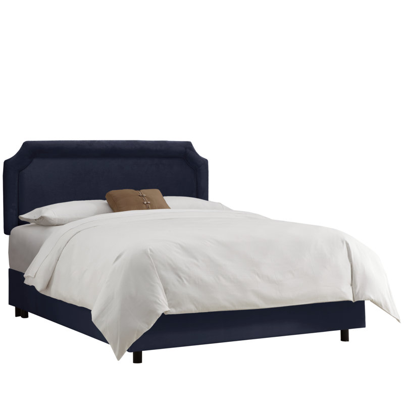 Lockington Upholstered Standard Bed, California King, Performance Velvet Ocean