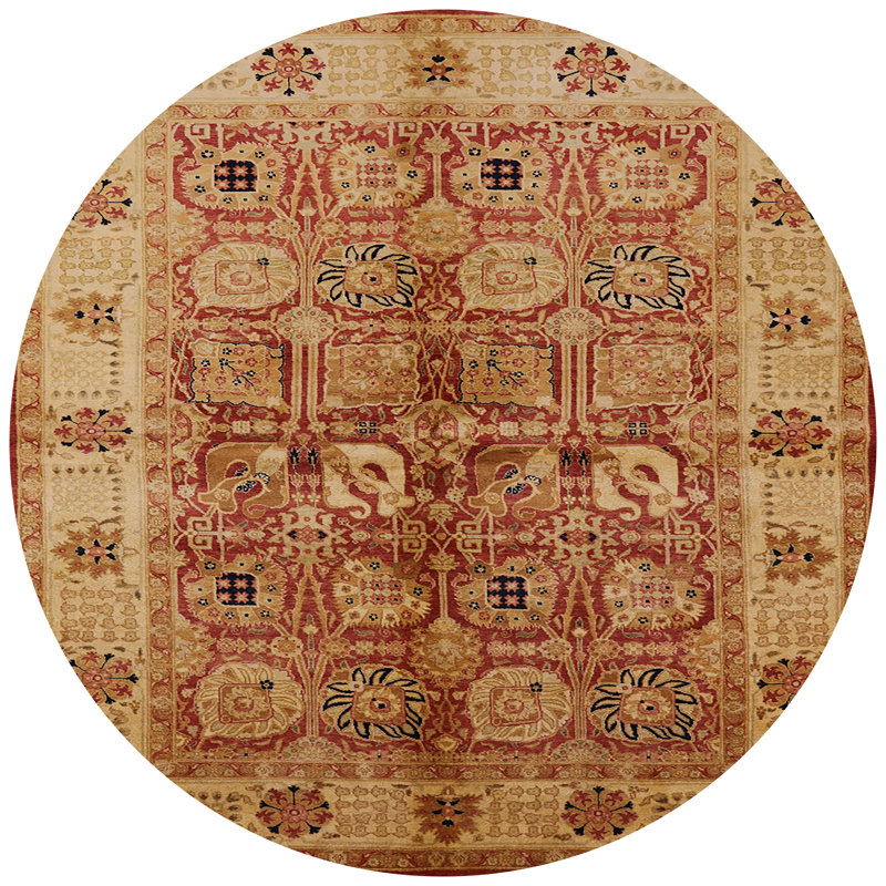 Tapis oriental beige / rouge Edric, Tapis de couloir 2 pi x 5 pi
