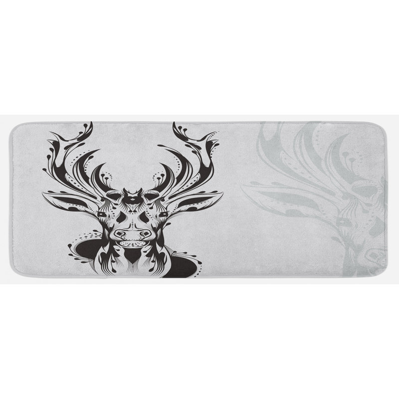 Tapis de cuisine antlers