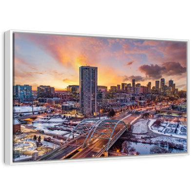 Denver Winter Sunset