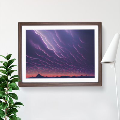 Alert Clouds - Single Picture Frame Print