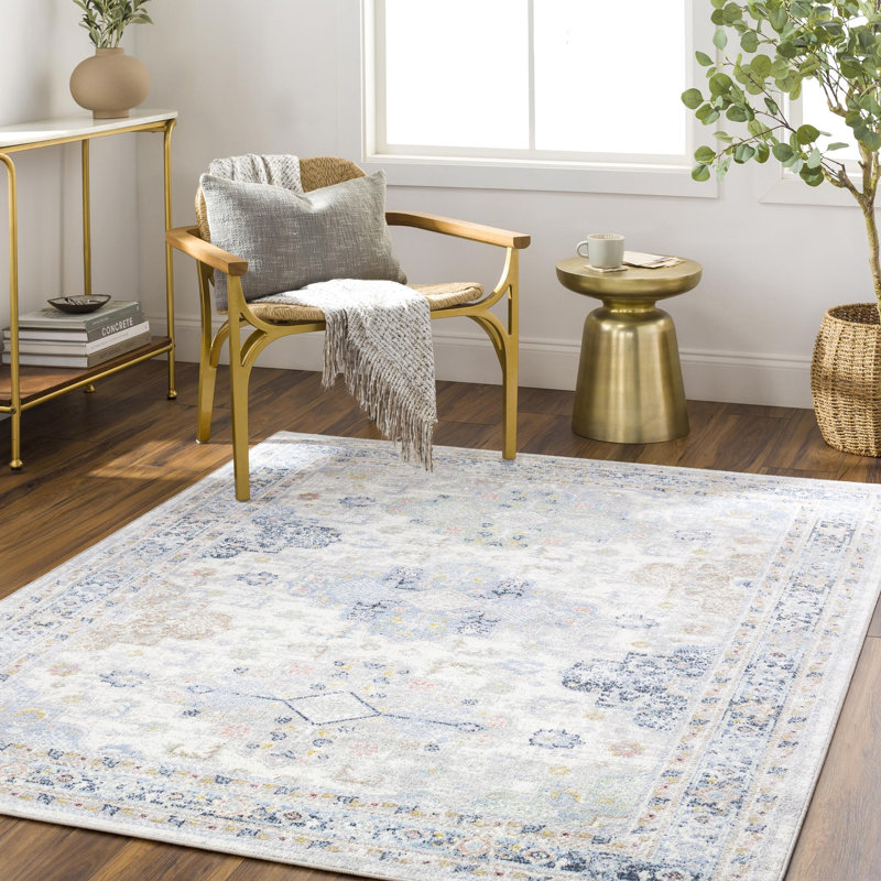 Benfield Washable Oriental Indoor Rug, Rectangle 7'10" x 10'