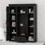 Hall Tree With Bench And 3 Hooks, Modern Entryway Storage Organizer Cabinet With 4 Doors, 1 Drawer And Adjustable Shelves-120334969