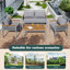 Wicker 4 - Person Garden Lounge Set-1163365962